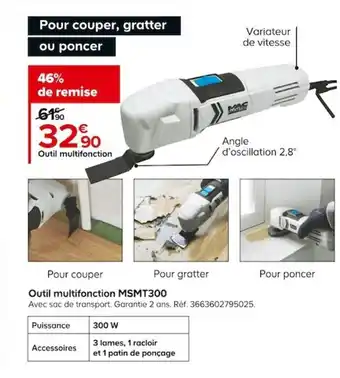 Outil Multifonction MSMT300