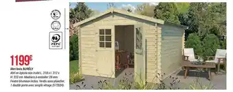 Bricorama Abri bois aurély offre