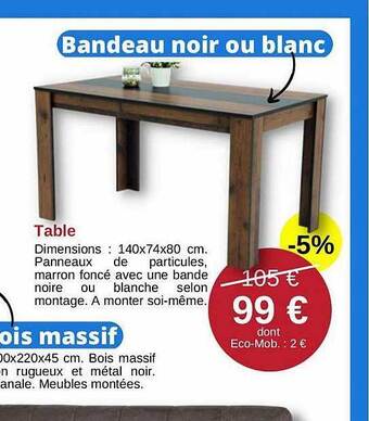 KREABEL Table offre