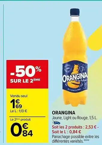 Carrefour Market Orangina offre