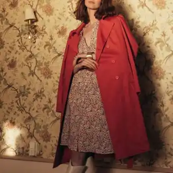 3 suisses 3s. x réédition - trench long en coton farah réédition - promo mode femme offre