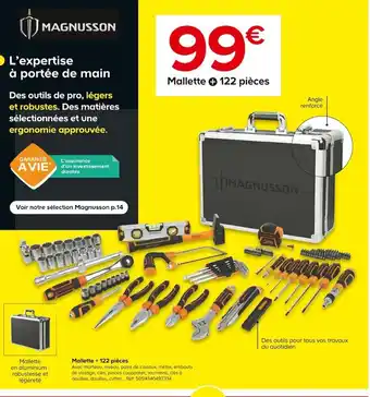 Castorama Mallette + 122 Pièces offre
