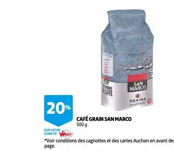 Auchan Cafè Grain San Marco offre