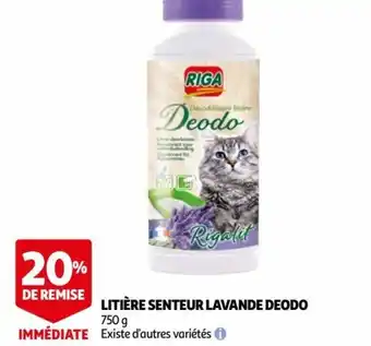 Auchan Litière Senteur Lavande Deodo offre