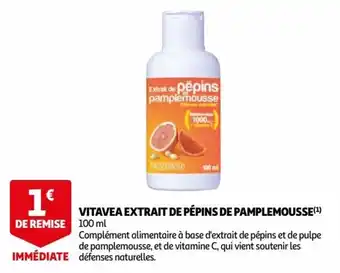 Auchan Vitavea Extrait De Pêpins De Pamplemousse offre