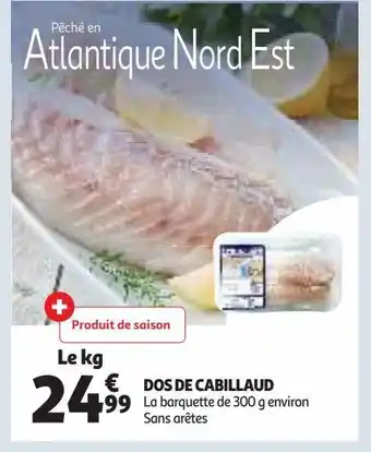 Auchan Supermarché Dos de cabillaud(1) offre