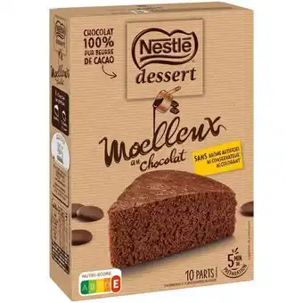 Auchan Supermarché Préparation gâteau moelleux au chocolat nestle offre