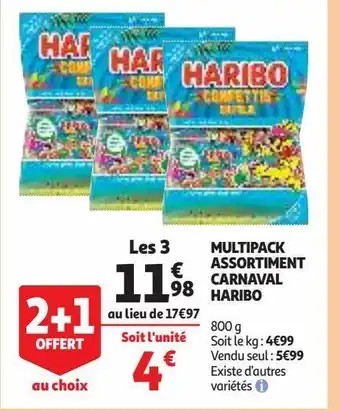 Multipack assortiment carnaval haribo