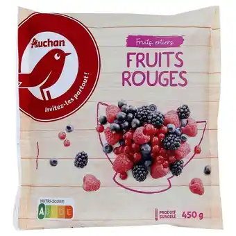 Auchan Supermarché Mélange de fruits rouges surgelés auchan offre
