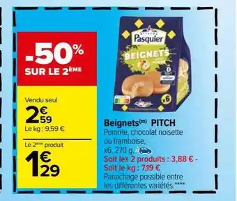 Carrefour Beignets pitch offre