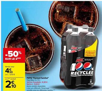 Carrefour Pepsi offre