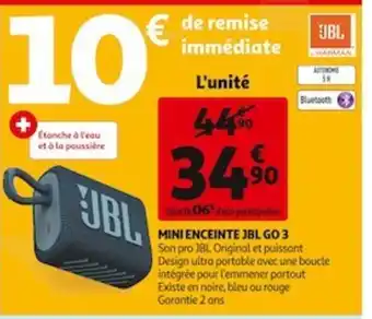 Mini Enceinte JBL Go 3