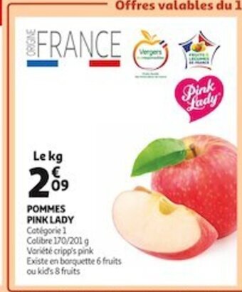 Auchan Supermarché Pommes Pink Lady offre
