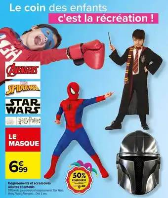 Carrefour Déguisement et accessoires adultes et enfants offre