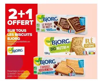Carrefour Biscuits bjorg offre