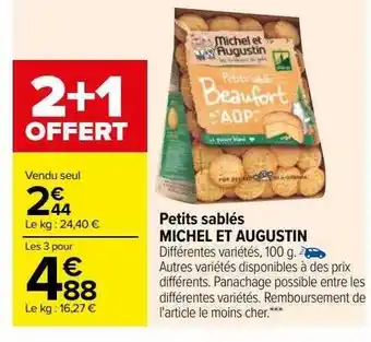 Petits sablés michel et augustin