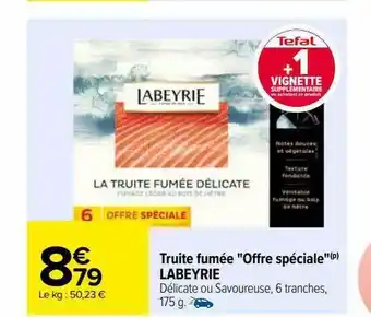 Truite fumée
