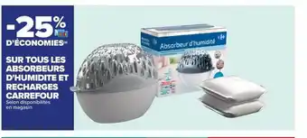 Carrefour Absorbeurs d'humidité et recharges carrefour offre