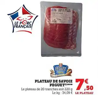Hyper U Plateau de savoie peguet offre