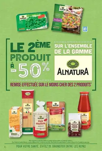 Match La gamme alnatura offre
