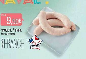 Match Saucisse à frire offre