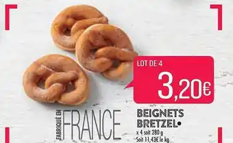 Match Beignets bretzel offre