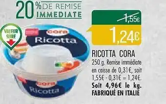 Ricotta cora