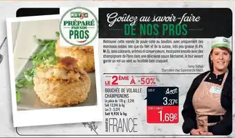 Match Bouchée de volaille champignons offre