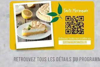 Match Tarte meringuée offre