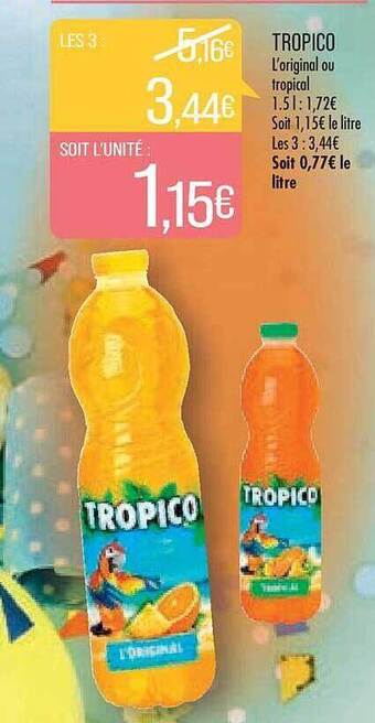 Match Tropico offre