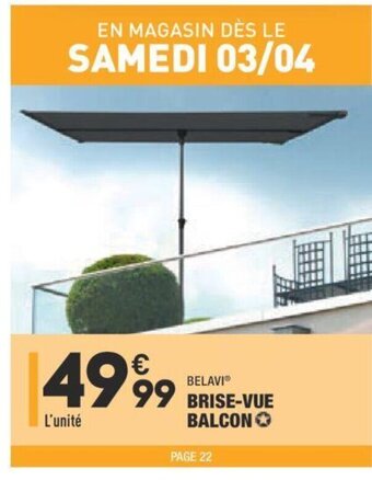 ALDI Brise-Vue Balcon offre