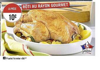 Casino Supermarchés Poulet fermier rôti offre