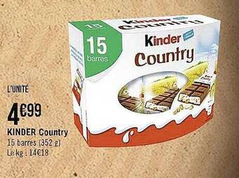 Casino Supermarchés Kinder country offre