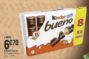 Casino Supermarchés Kinder bueno offre