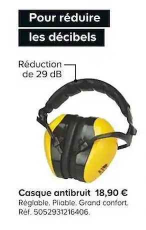 Casque antibruit