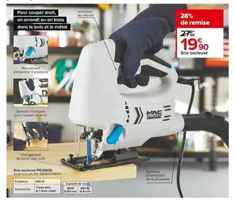 Castorama Scie sauteuse msjs600 offre