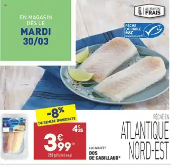 ALDI Dos de Cabillaud offre