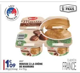 ALDI Mousse à la Crème de Marrons offre