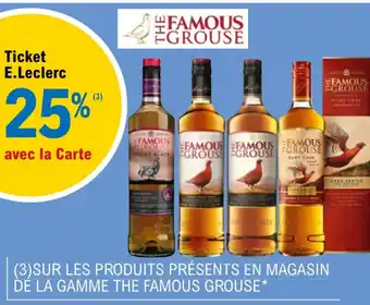 E.Leclerc The famous grouse offre