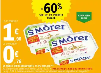 E.Leclerc St môret offre découverte 17,8% mat.gr. offre