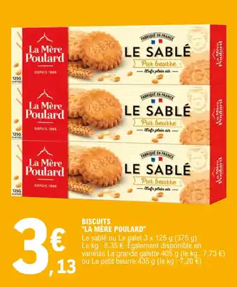 E.Leclerc Biscuits "LA MÈRE POULARD" offre
