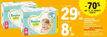 E.Leclerc Changes bébé "PAMPERS PREMIUM PROTECTION" offre