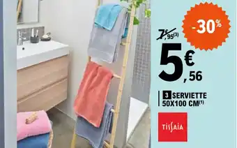E.Leclerc Serviette 50x100 cm offre