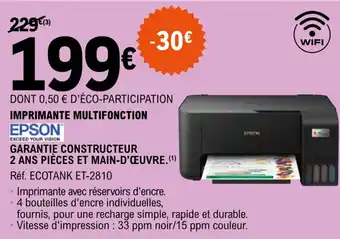 E.Leclerc Imprimante multifonction offre