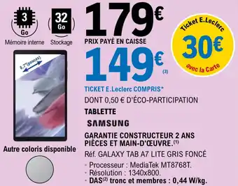 E.Leclerc Tablette offre