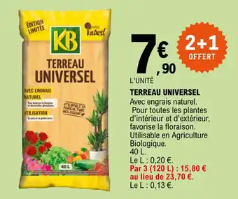 E.Leclerc Terreau universel offre