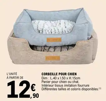 E.Leclerc Corbeille pour chien offre