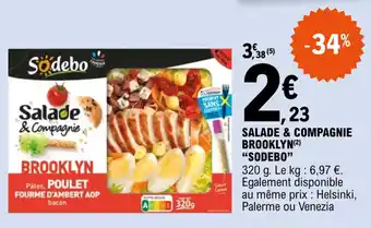 E.Leclerc Salade & compagnie brooklyn "SODEBO" offre