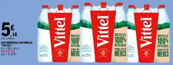E.Leclerc Eau minérale naturelle "VITTEL" offre
