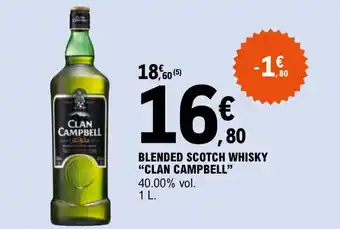 Blended scotch whisky "CLAN CAMPBELL"